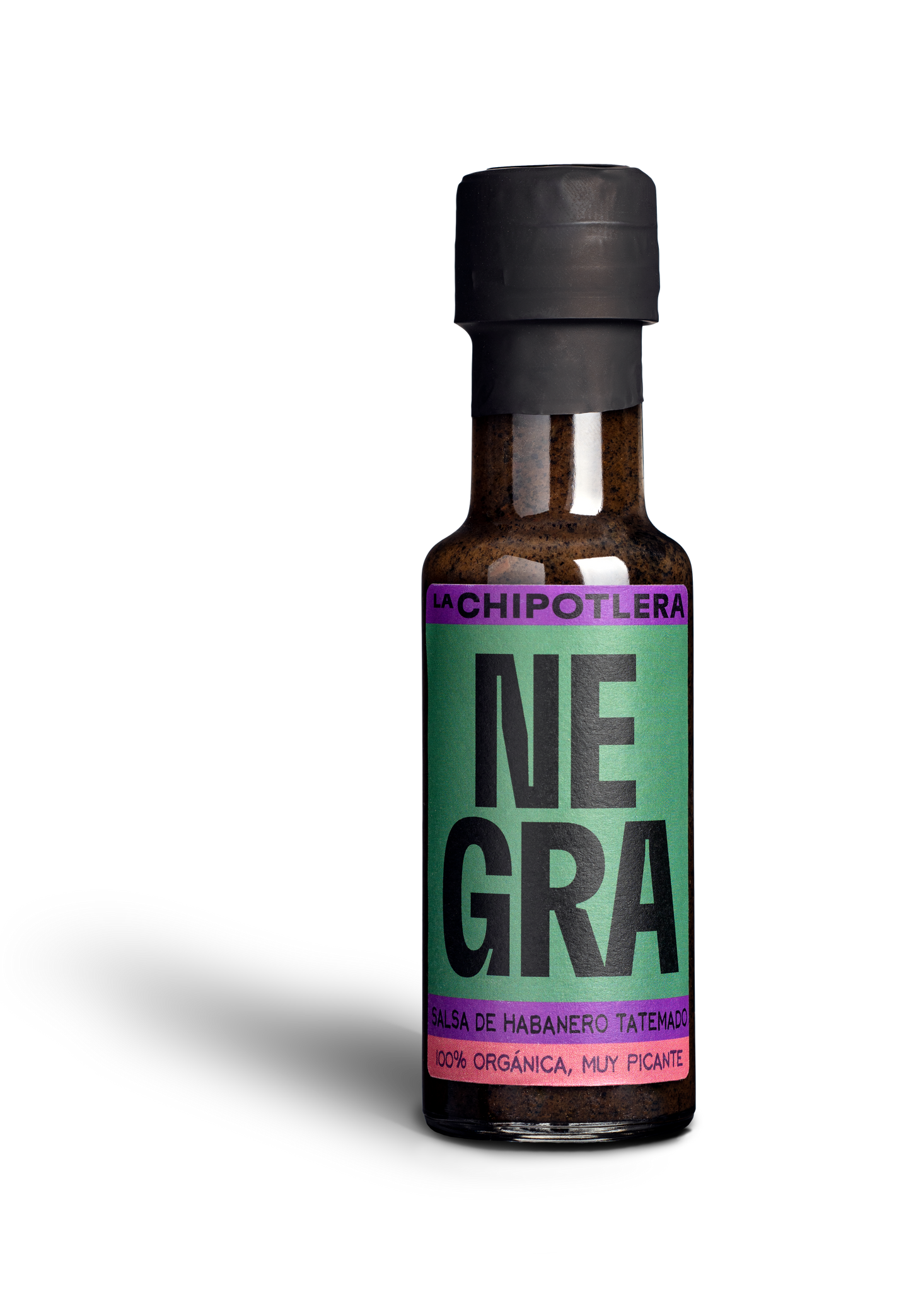 Salsa Negra 125 ml - ECO Chiles habaneros y ajo tatemado
