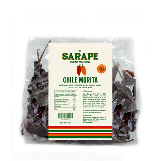 Chile Seco Morita El Sarape – 100 g
