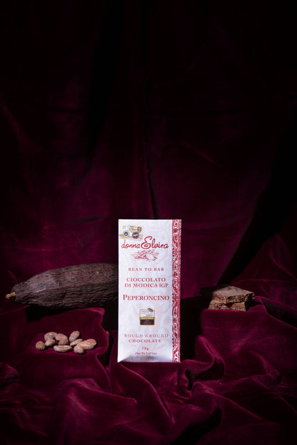 Chocolate Modica IGP con guindilla
