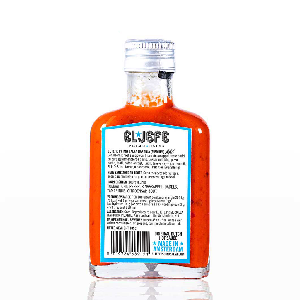 Salsa picante naranja (picante suave) - 100 ml