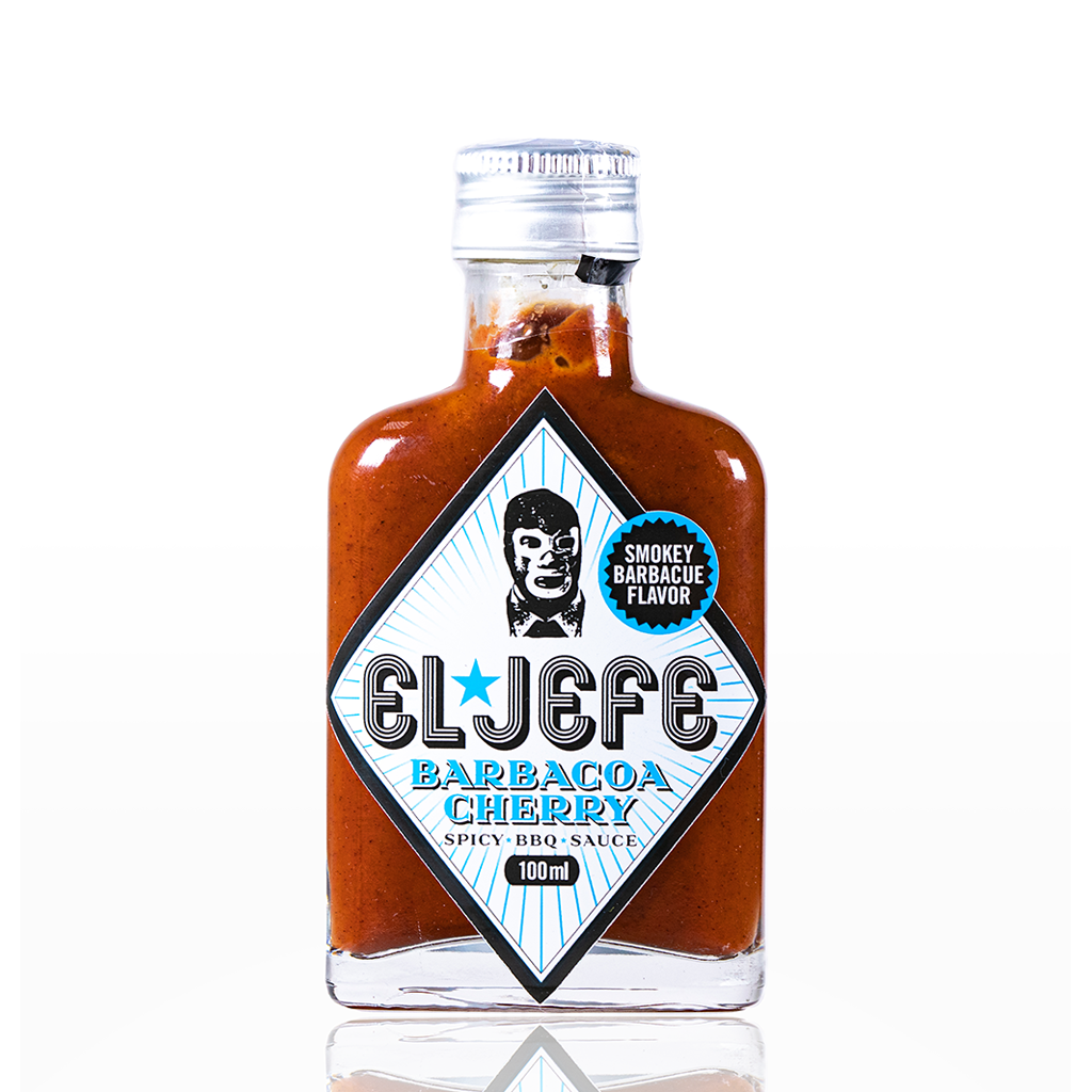 Salsa picante de cereza barbacoa (picante medio) - 100 ml