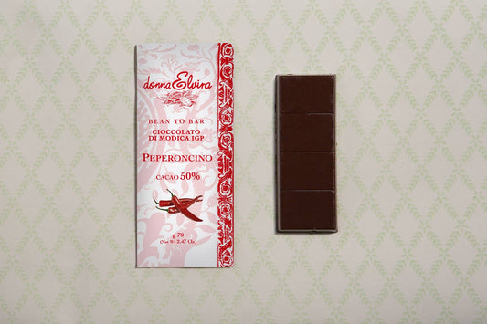 Chocolate Modica IGP con guindilla