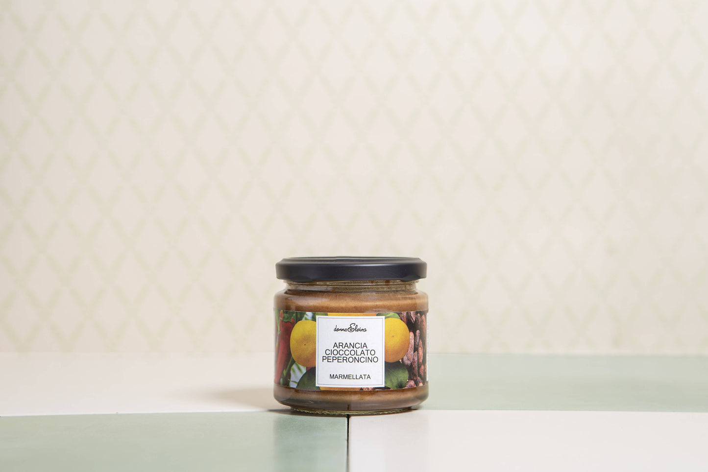 Mermelada de naranja, chocolate y guindilla