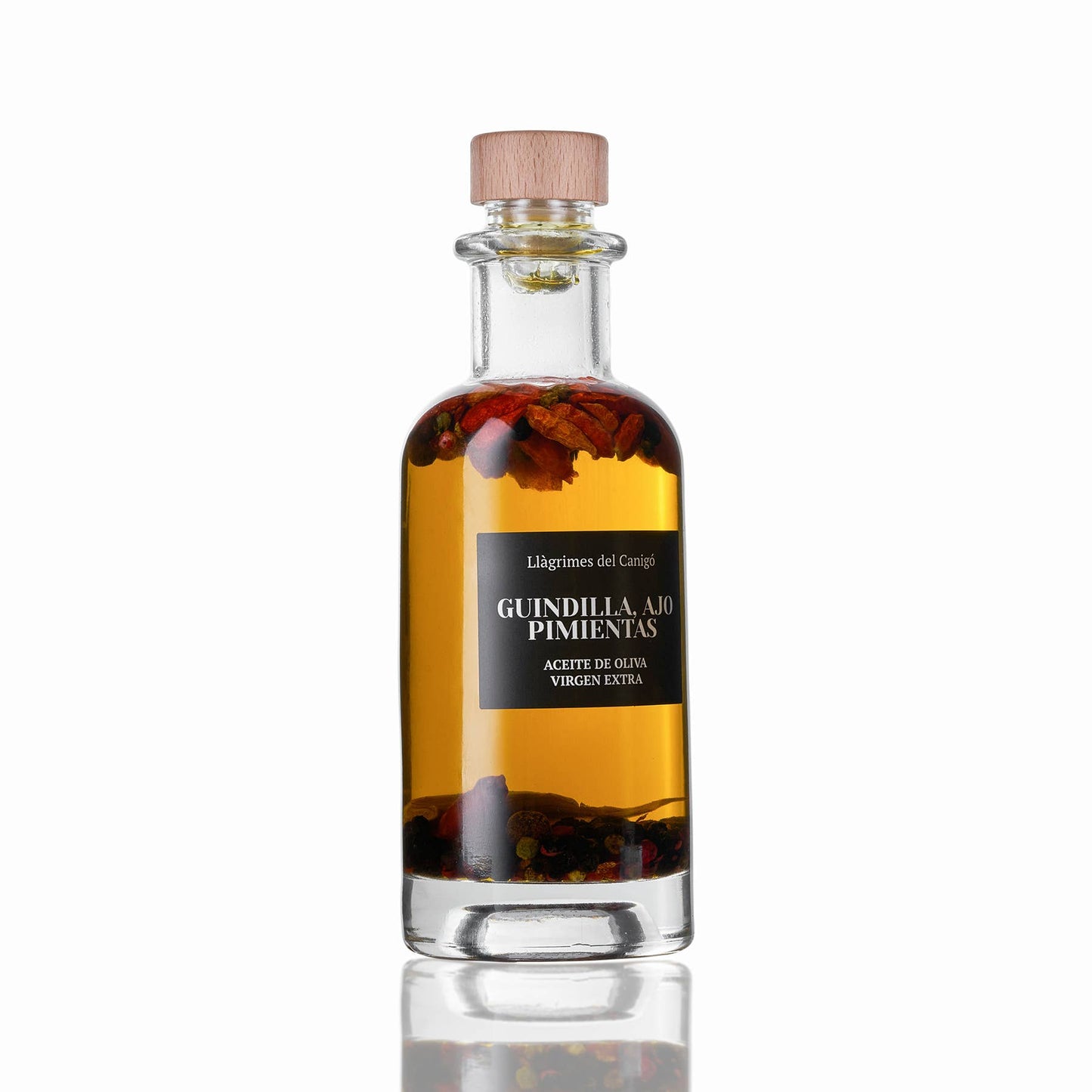 Aceite de Oliva con Guindilla, Ajo y Pimientas - 0,25L