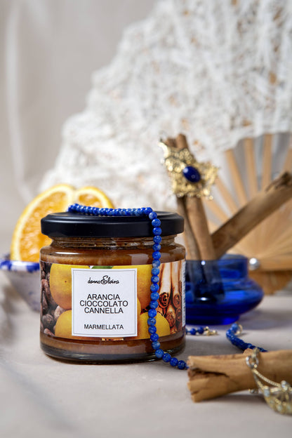 Mermelada de naranja, chocolate y canela