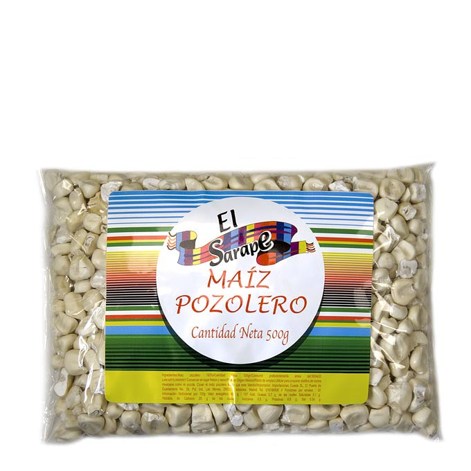 Maíz Pozolero en Grano Seco El Sarape –  500 gr