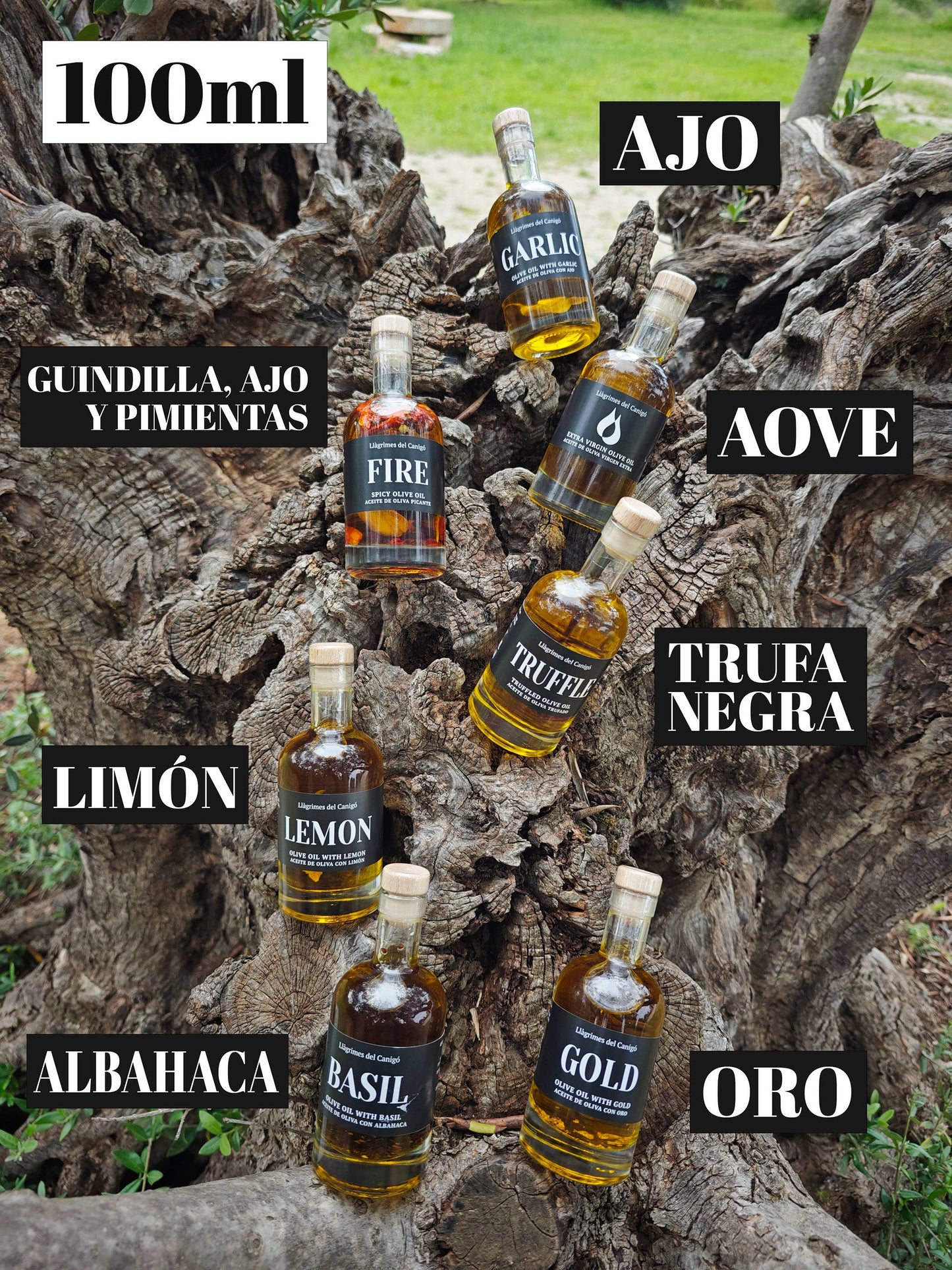 "GOLD" Aceite de Oliva con Oro Comestible - 100ml