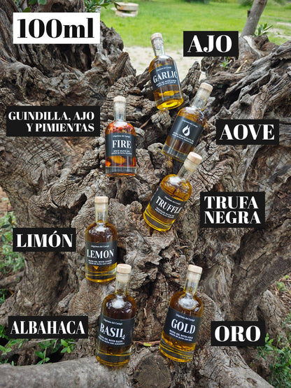 "GOLD" Aceite de Oliva con Oro Comestible - 100ml