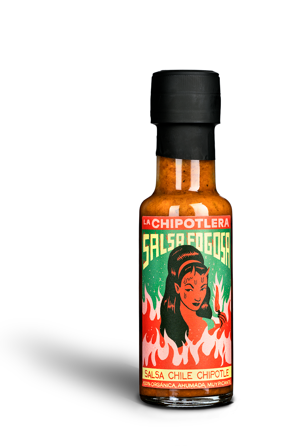 Salsa Fogosa 125 ml - Salsa ECO chile chipotle muy picante
