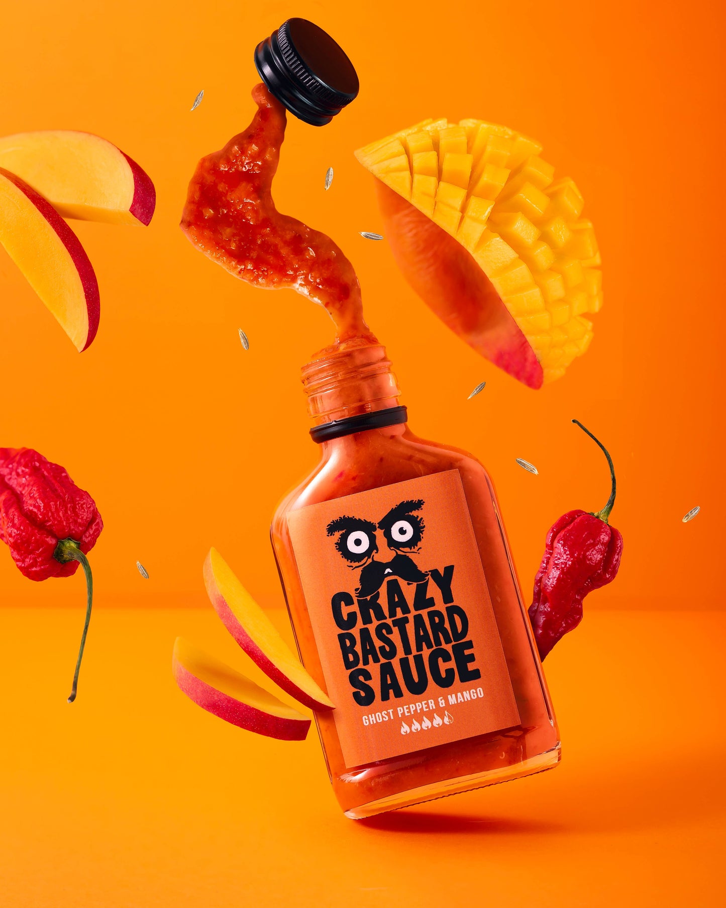 Salsa Picante Ghost Pepper & Mango 100ml