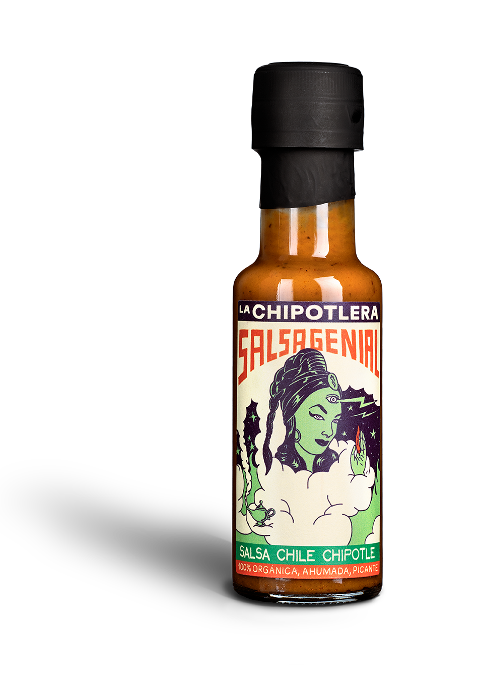 Salsa Genial 125 ml - Salsa ECO chile chipotle picante suave