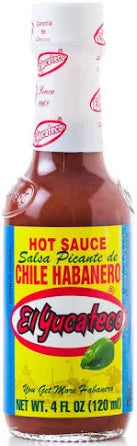 Salsa de chile habanero Caribbean El Yucateco